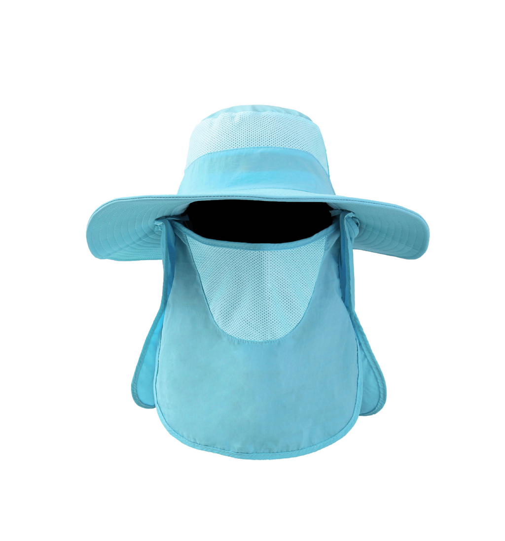Unisex Quick-Drying Boonie Hat with Face Mask