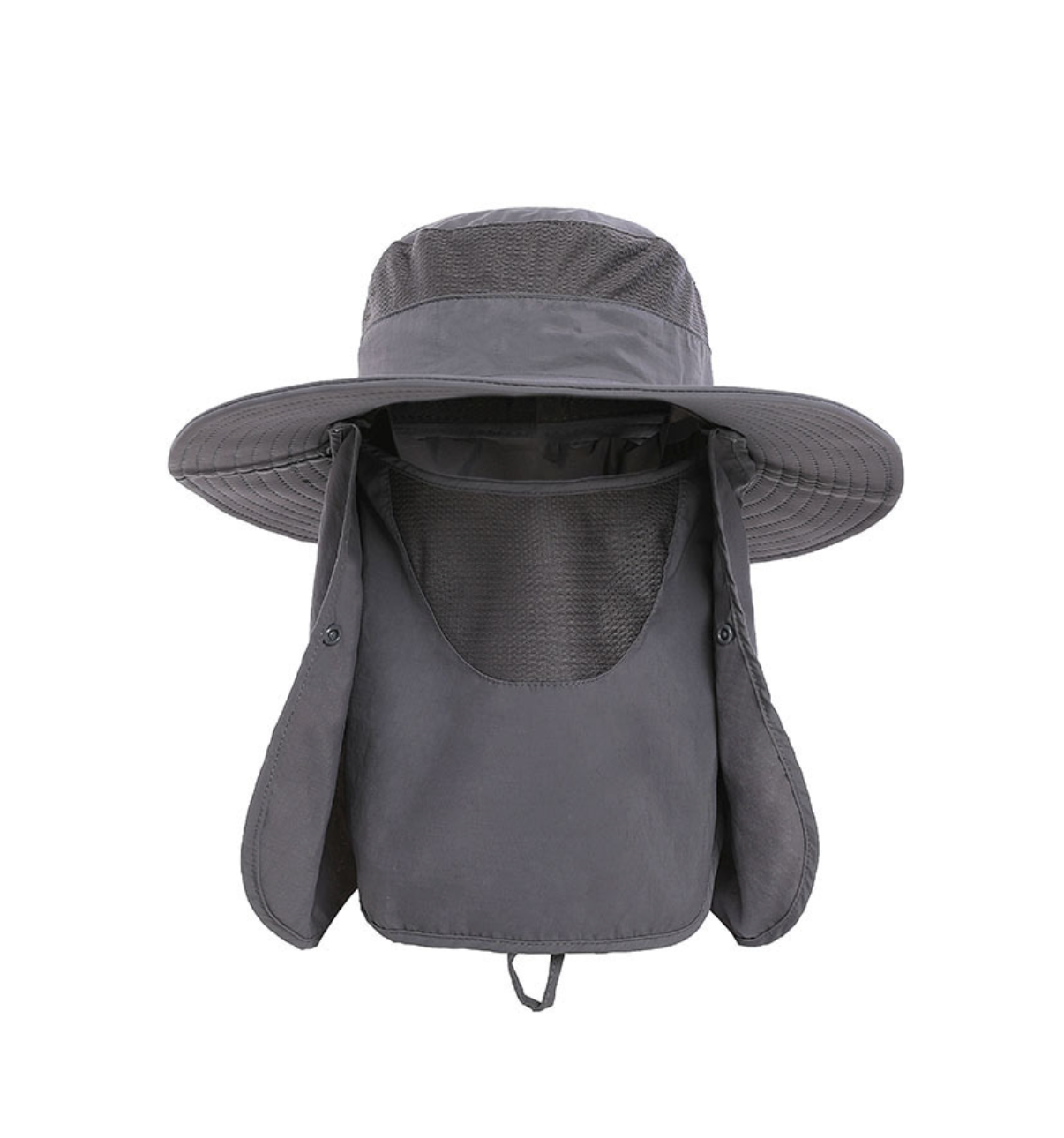Unisex Quick-Drying Boonie Hat with Face Mask