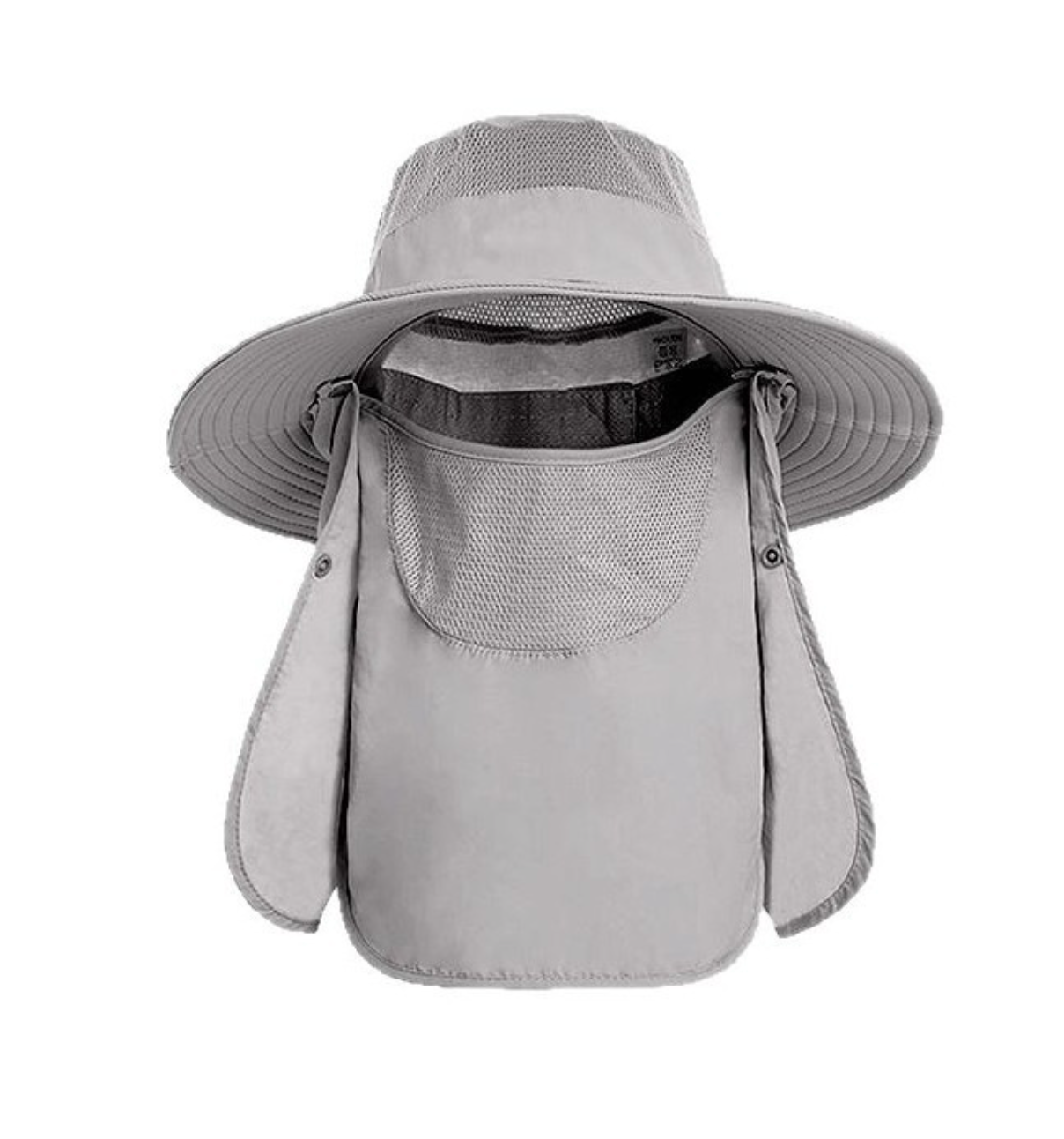 Unisex Quick-Drying Boonie Hat with Face Mask